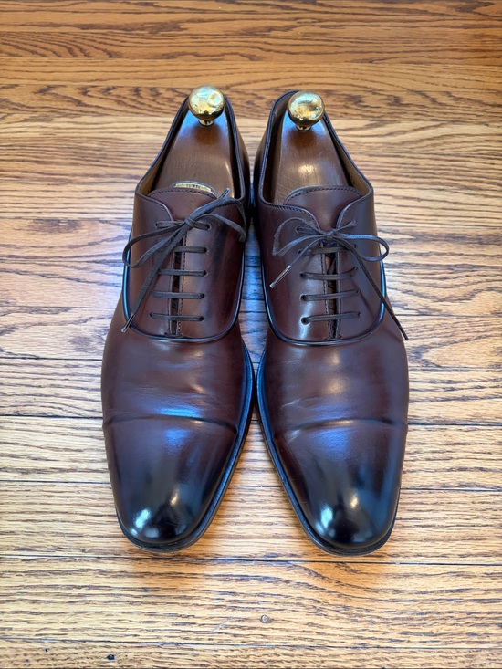 Boss Other - Hugo Boss Brown Leather Dress Shoes Size 10 Excellent Condition Worn 3 times